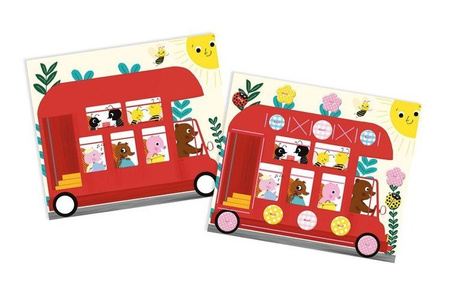 Janod, Zestaw kreatywny Guziki i Pętelki Podróż 5+