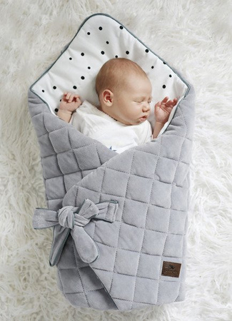 Rożek niemowlęcy Royal Baby - Grey/Grey - Sleepee
