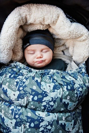 Elodie Details Czapka Zimowa - Juniper Blue 0-6 m-cy