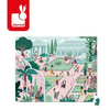 Janod, Puzzle w walizce Ogród botaniczny 200 elementów 7+