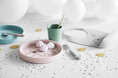 Done By Deer, Talerzyk silikonowy Antee Blue