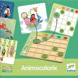 Djeco, Gra Eduludo Animo Colorix - nauka kolorów 