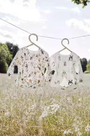 Śliniak z długim rękawem - Meadow Blossom - Elodie Details