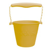 Silikonowe wiaderko do wody i piasku Scrunch Bucket - Musztardowy