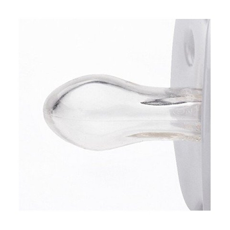 Smoczek fizjologiczny silkonowy 0-4m - Niebieski Wanderlust - Suavinex