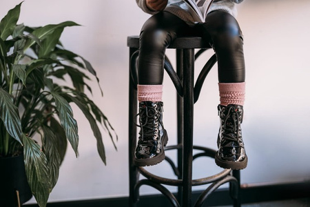 Mama's Feet skarpetki dziecięce - Grafitowe Marzenie