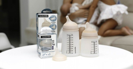 Butelka Zero Zero 180ml S wolny przepływ - Suavinex