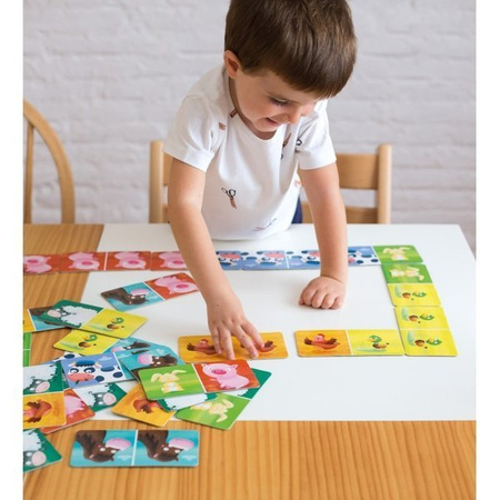 Apli Kids, Domino w kartonowym domku - Farma