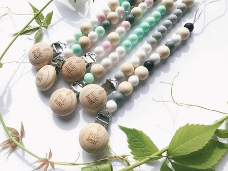 Zawieszka do smoczka - Mint - Little Leaf