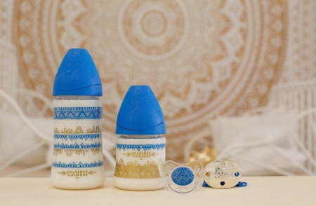 Butelka do karmienia Premium - Haute Couture - Ciemny Niebieski - 150 ml - Suavinex