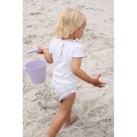 Silikonowe wiaderko do wody i piasku Scrunch Bucket - Musztardowy