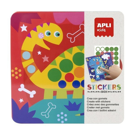 Apli Kids, Zestaw kreatywny z naklejkami - Dinozaury