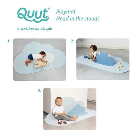QUUT, Mata do zabawy piankowa podłogowa Chmurka Playmat Dusty Blue