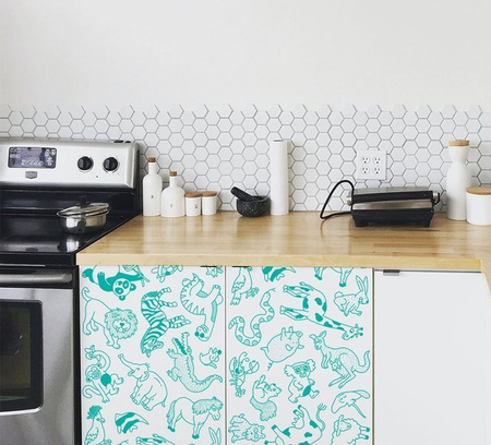 Stick it Kid Dekoracja Ścienna Zwierzęta - Omy Design