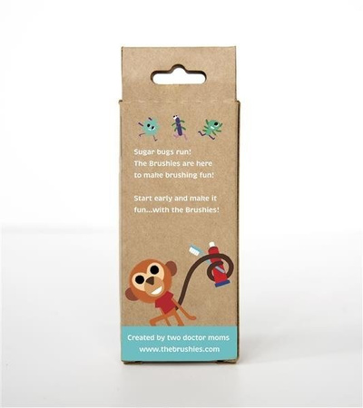 Silikonowa szczoteczka na palec - Małpka MOMO - The Brushies