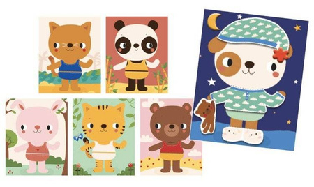 Auzou, Zestaw artystyczny do projektowania ubioru Zwierzątka