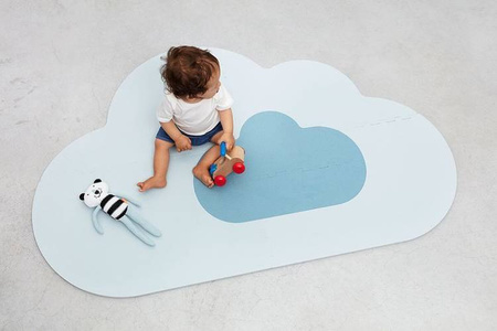 QUUT, Mata do zabawy piankowa podłogowa Chmurka Playmat Dusty Blue