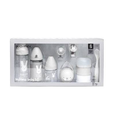 Suavinex, Zestaw startowy Welcome Baby Set Szary Hygge Baby
