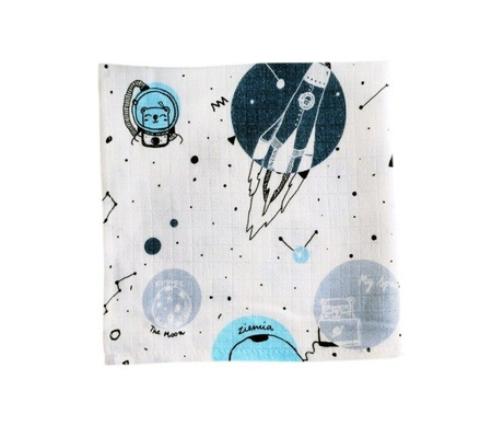 Miękka szczotka z koziego włosia SPACE - Lullalove