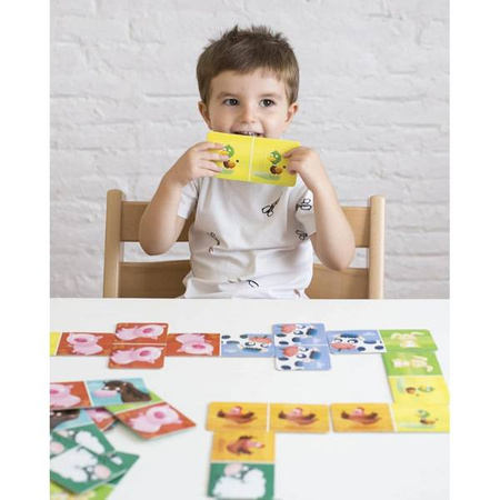 Apli Kids, Domino w kartonowym domku - Farma