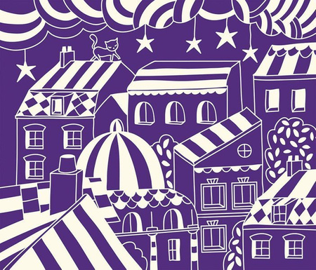 Janod, Zestaw kreatywny do zdrapywania karty świecące w ciemności Nocny Świat 7+