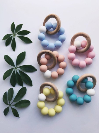 Gryzak Ringball Pink - Little Leaf