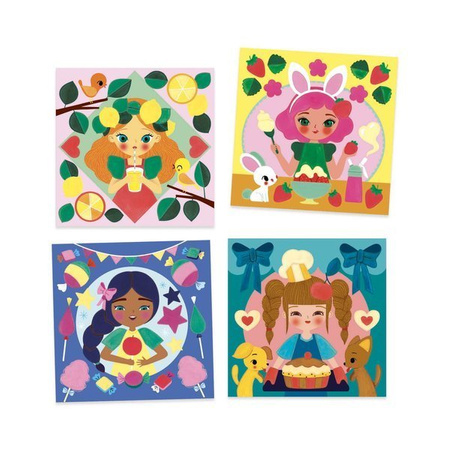 Djeco, Kolorowanka z farbami Czas na Przekąskę