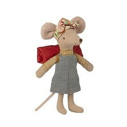 Maileg, Myszka podróżnik Starsza Siostra - Hiker Mouse Big Sister