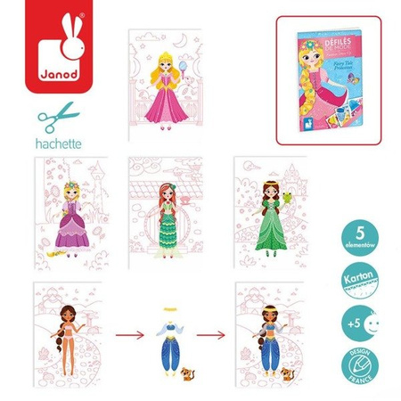 Janod, Zeszyt artystyczny Pokaz mody Księżniczki z Bajek