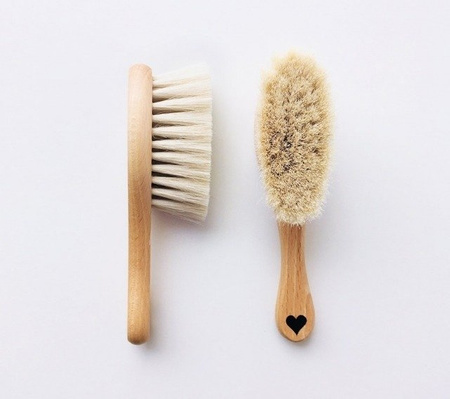 Miękka szczotka z koziego włosia SPACE - Lullalove