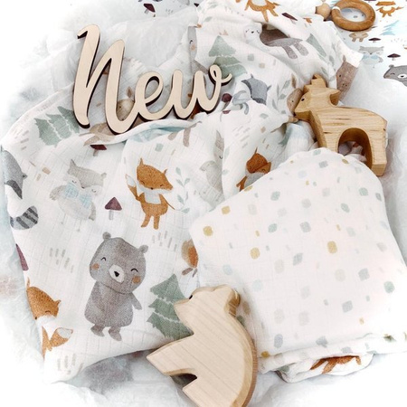 Colorstories - Pieluszka bambusowa duża - Playground