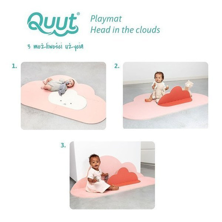 QUUT, Mata do zabawy piankowa podłogowa Chmurka Playmat Blush Rose