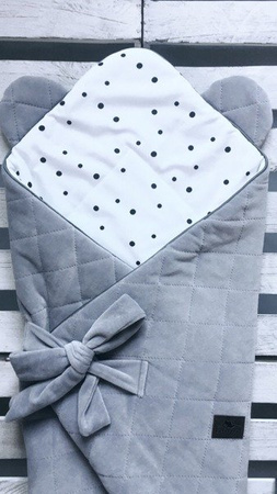 Rożek niemowlęcy Royal Baby - Grey/Grey - Sleepee