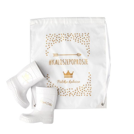 Kaloszepoprosze - Royal Child Korona - Biały