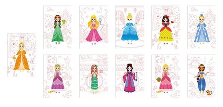 Janod, Zeszyt artystyczny Pokaz mody Księżniczki z Bajek