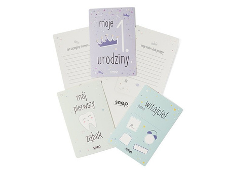 Foto - karty do zdjęć 0-3 lata - Snap The Moment