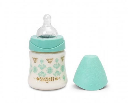 Butelka do karmienia Premium - Haute Couture - Ciemny Niebieski - 150 ml - Suavinex