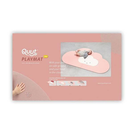 QUUT, Mata do zabawy piankowa podłogowa Chmurka Playmat Blush Rose