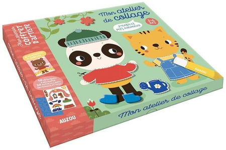 Auzou, Zestaw artystyczny do projektowania ubioru Zwierzątka