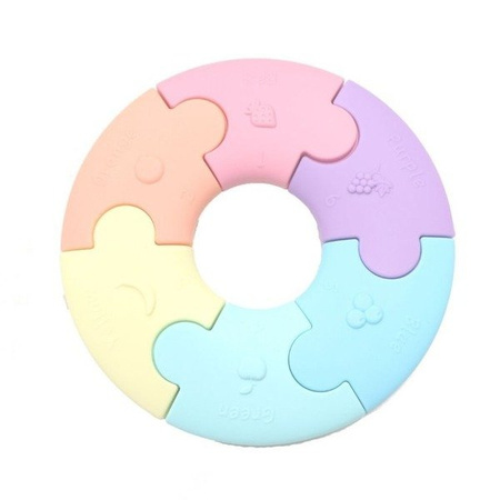 Jellystone - pierwsze puzzle sensoryczne, pastelowe kółko