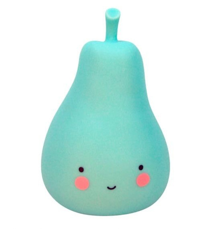 Lampka LED - Mini Pear Light Blue - A Little Lovely Company