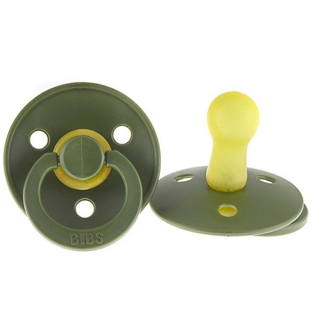 Smoczek uspokajający HEVEA - M - Green Hunter - BIBS